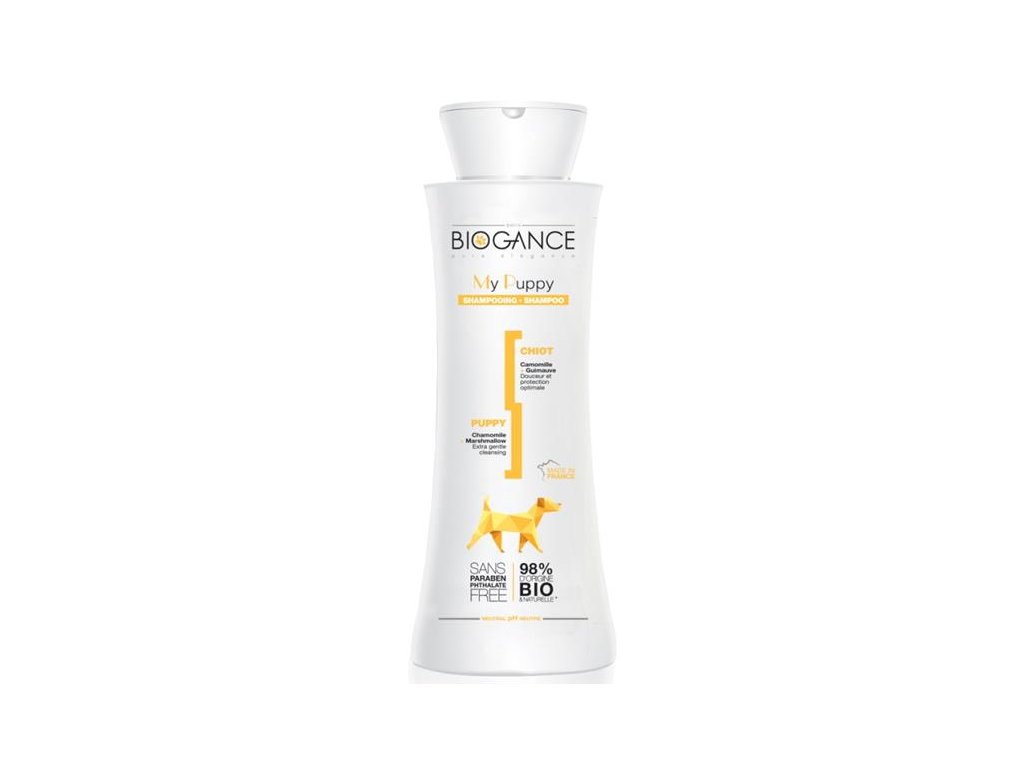 77463 1 biogance sampon my puppy pro stenata 250 ml z kategorie chovatelske potreby a krmiva pro psy hygiena a kosmetika psa sampony a spreje pro psy