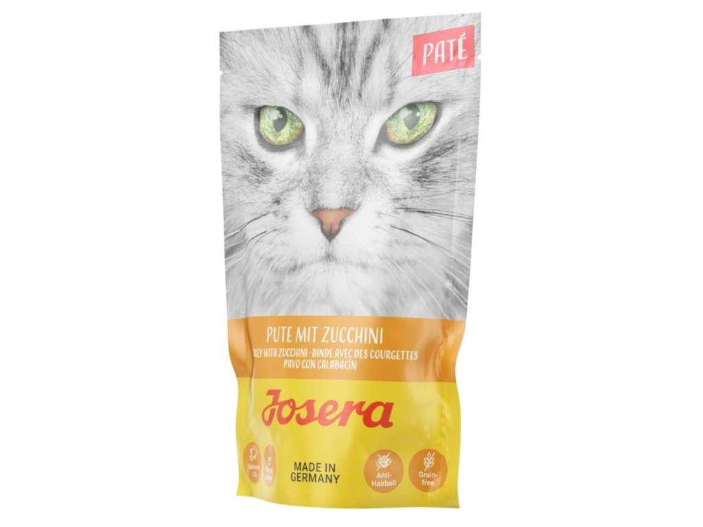 81612 1 josera pate pute mit zucchini kapsicka 85g z kategorie chovatelske potreby a krmiva pro kocky krmivo a pamlsky pro kocky kapsicky pro kocky