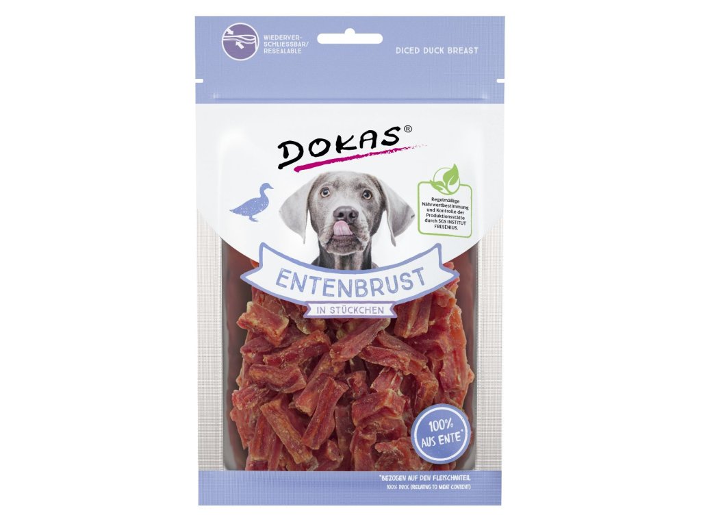 38394 1 dokas kachni prsa kousky pochoutka pro psy 70g z kategorie chovatelske potreby a krmiva pro psy pamlsky pro psy susena masicka pro psy