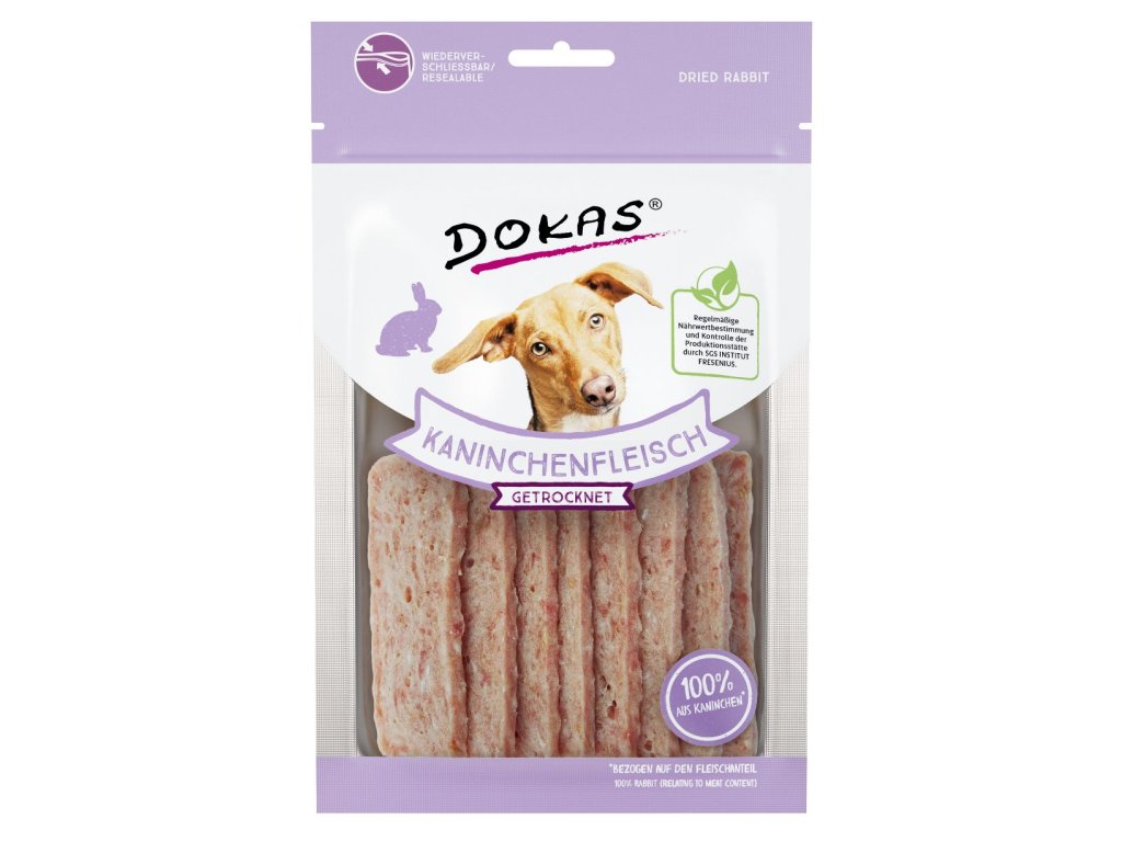 38241 1 dokas kralici platky pochoutka pro psy 70g z kategorie chovatelske potreby a krmiva pro psy pamlsky pro psy susena masicka pro psy