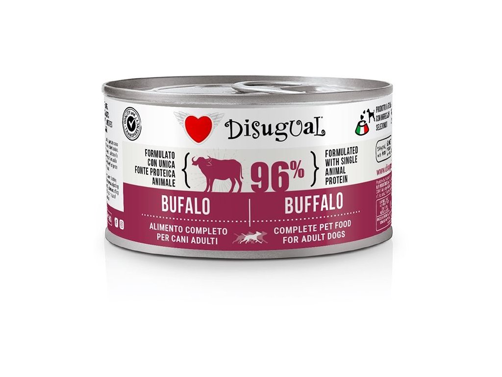 76938 1 disugual dog single protein buvoli maso 150g z kategorie chovatelske potreby a krmiva pro psy krmiva pro psy konzervy pro psy