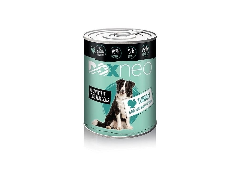 76413 doxneo turkey konzerva pro psy 400 g z kategorie chovatelske potreby a krmiva pro psy krmiva pro psy konzervy pro psy