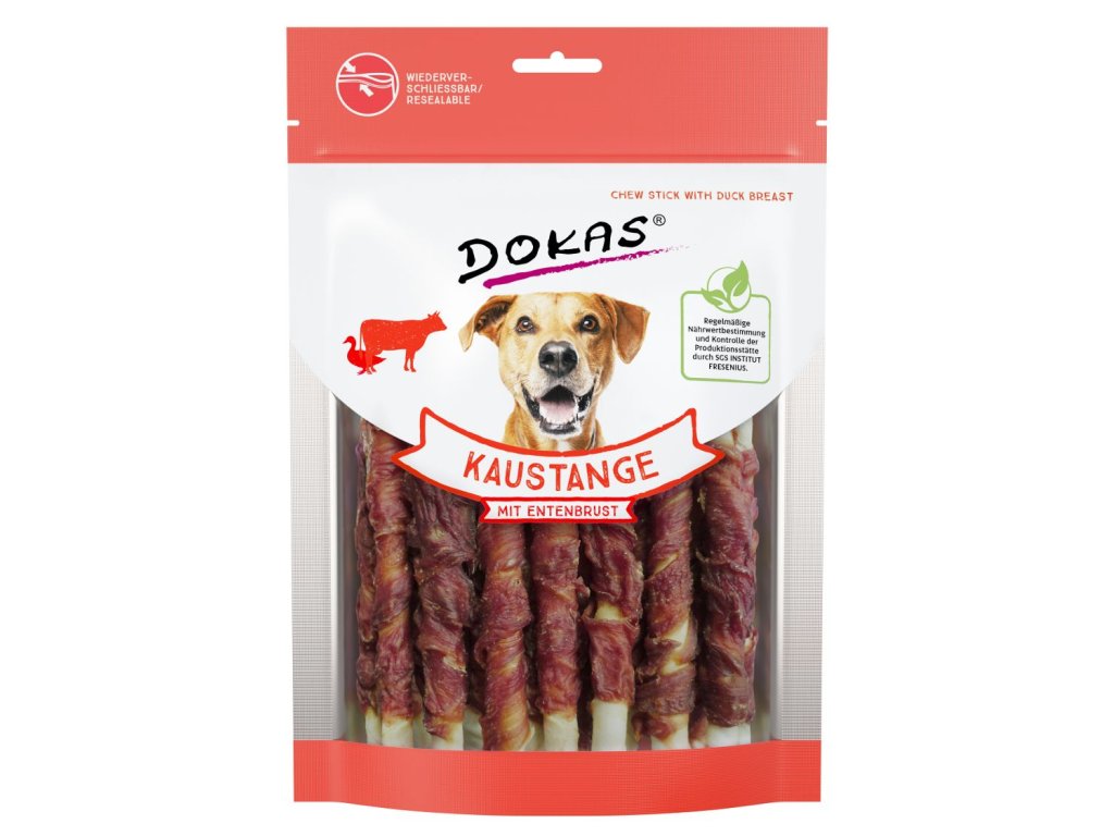 38313 1 dokas tycinky z hovezi kuze obalene kachnim masem pochoutka pro psy 200g z kategorie chovatelske potreby a krmiva pro psy pamlsky pro psy zvykaci pamlsky pro psy
