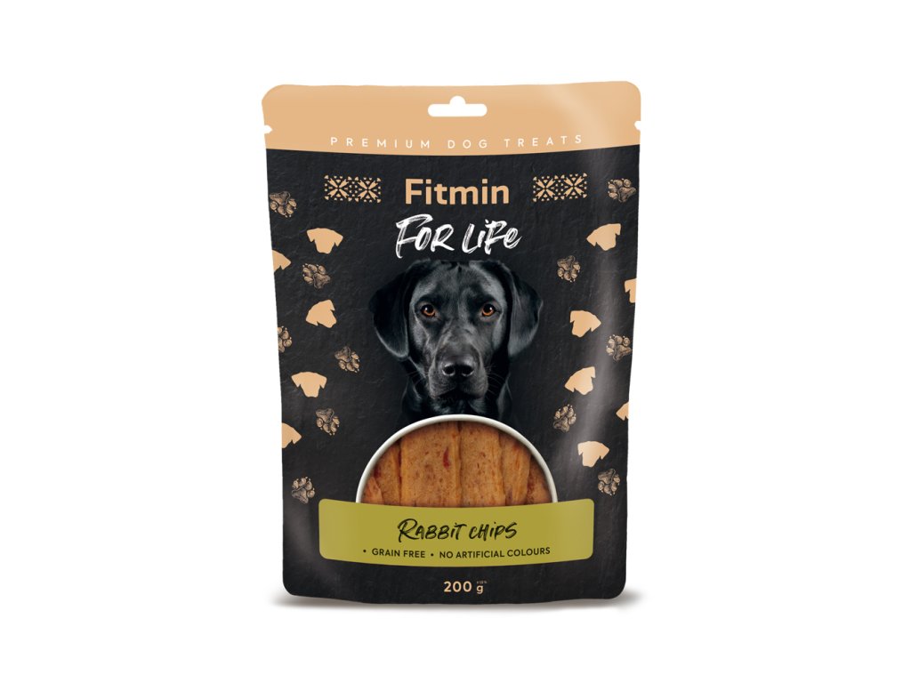 79095 3 fitmin for life pochoutka kralici platky 200g z kategorie chovatelske potreby a krmiva pro psy pamlsky pro psy susena masicka pro psy