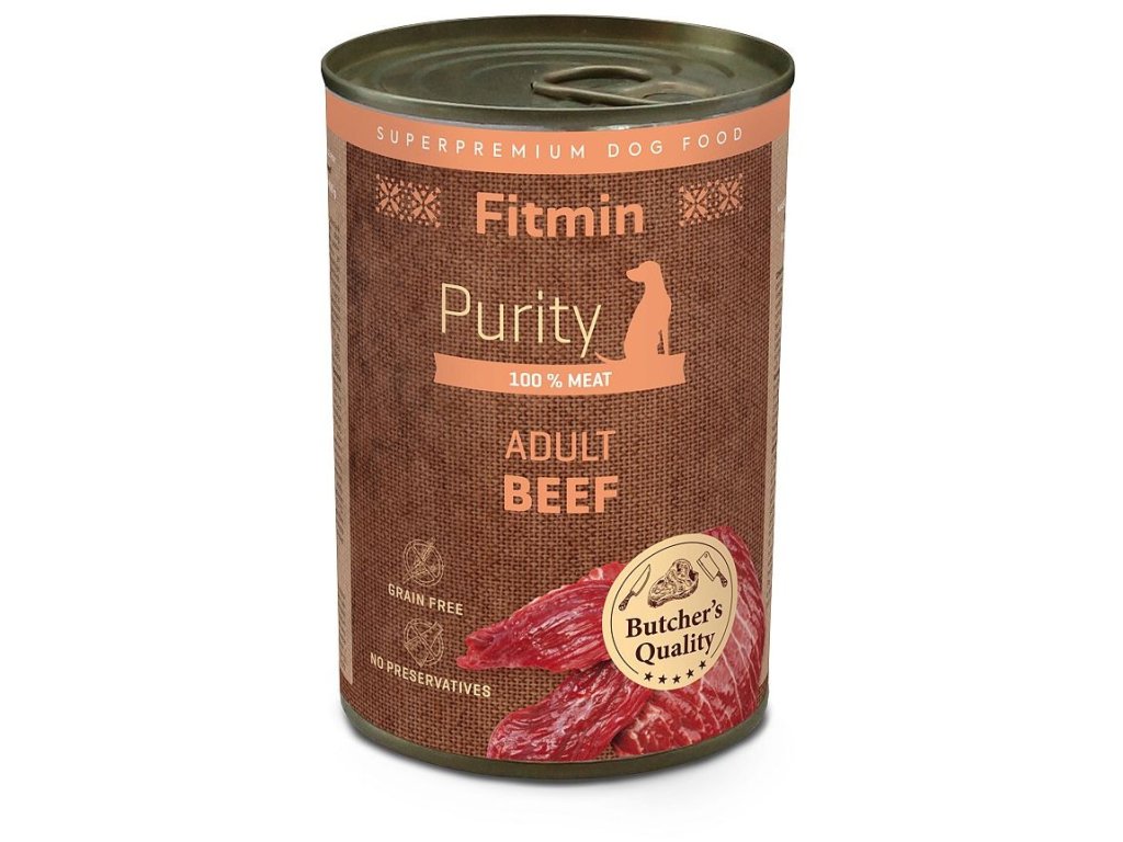 30861 2 fitmin dog purity beef konzerva pro psy hovezi 400g z kategorie chovatelske potreby a krmiva pro psy krmiva pro psy konzervy pro psy