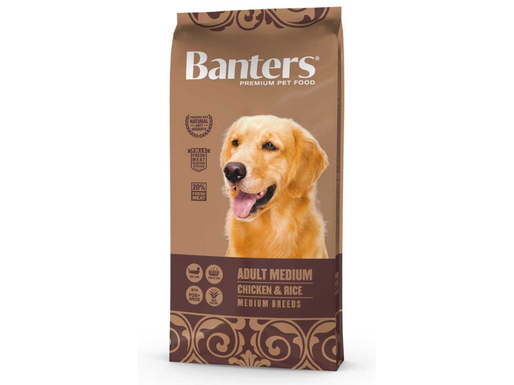 78420 1 banters adult medium chicken rice 15 kg z kategorie chovatelske potreby a krmiva pro psy krmiva pro psy granule pro psy
