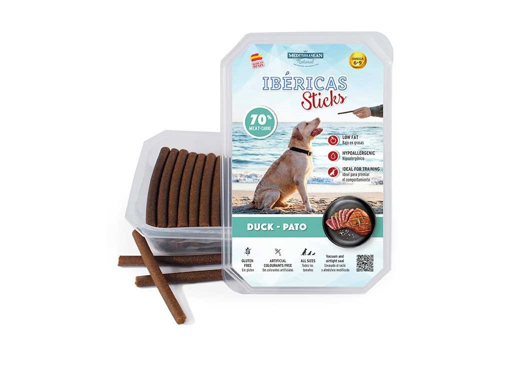 78948 1 ibericas sticks dog snack duck 75ks z kategorie chovatelske potreby a krmiva pro psy pamlsky pro psy tycinky salamky pro psy