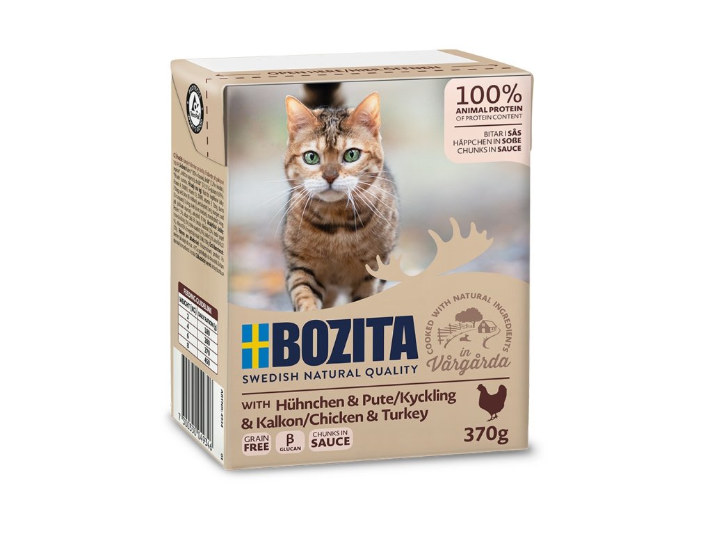 83586 1 bozita cat kousky v omacce s kurecim a krutim tetrapak 370 g z kategorie chovatelske potreby a krmiva pro kocky krmivo a pamlsky pro kocky konzervy pro kocky
