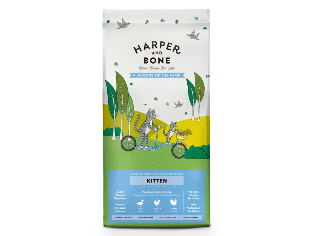 78570 2 harper and bone cat kitten prichute farmy 2 kg z kategorie chovatelske potreby a krmiva pro kocky krmivo a pamlsky pro kocky granule pro kocky