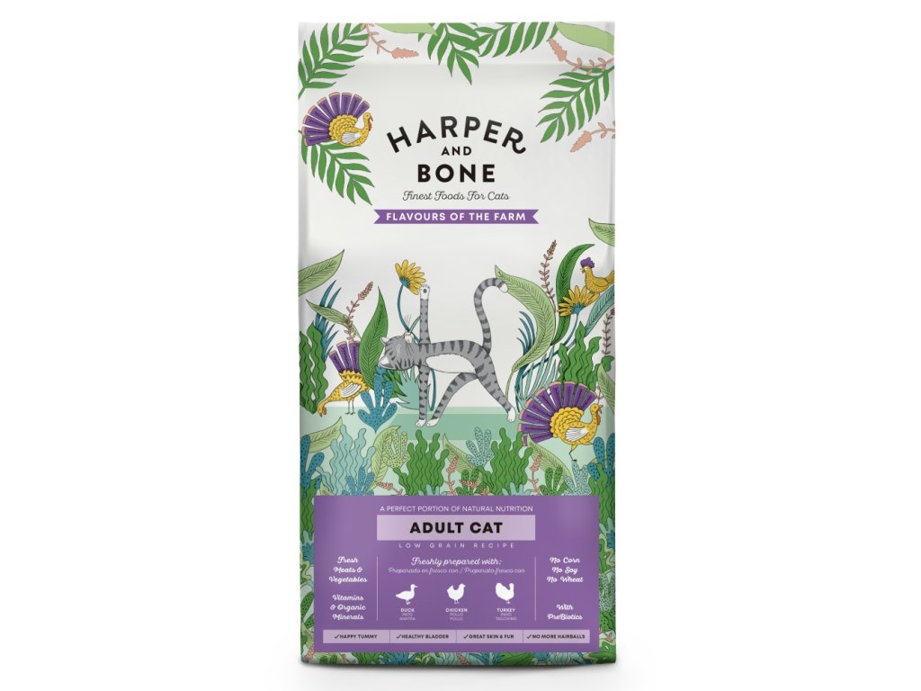 78576 2 harper and bone cat adult prichute farmy 2 kg z kategorie chovatelske potreby a krmiva pro kocky krmivo a pamlsky pro kocky granule pro kocky