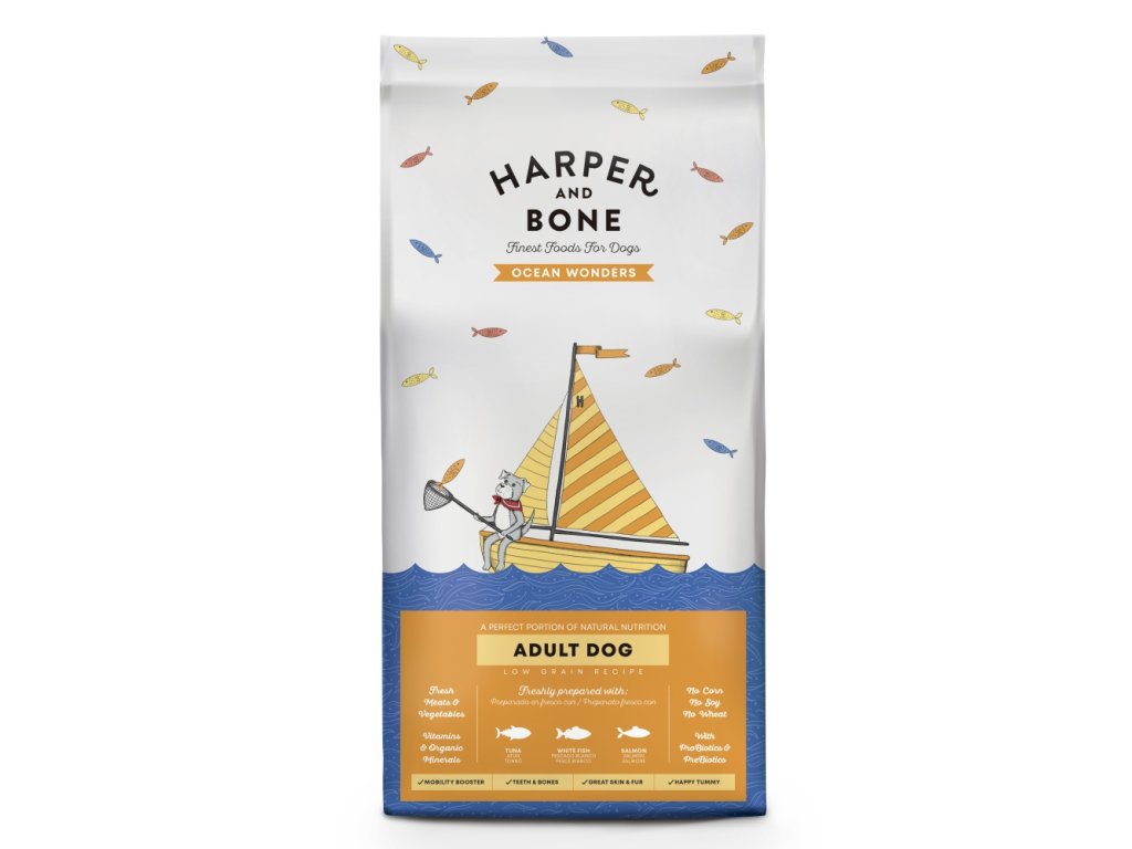 78651 2 harper and bone dog adult large medium divy oceanu 2 kg z kategorie chovatelske potreby a krmiva pro psy krmiva pro psy granule pro psy