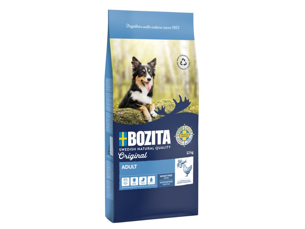 83676 1 bozita dog adult 12 kg z kategorie chovatelske potreby a krmiva pro psy krmiva pro psy granule pro psy