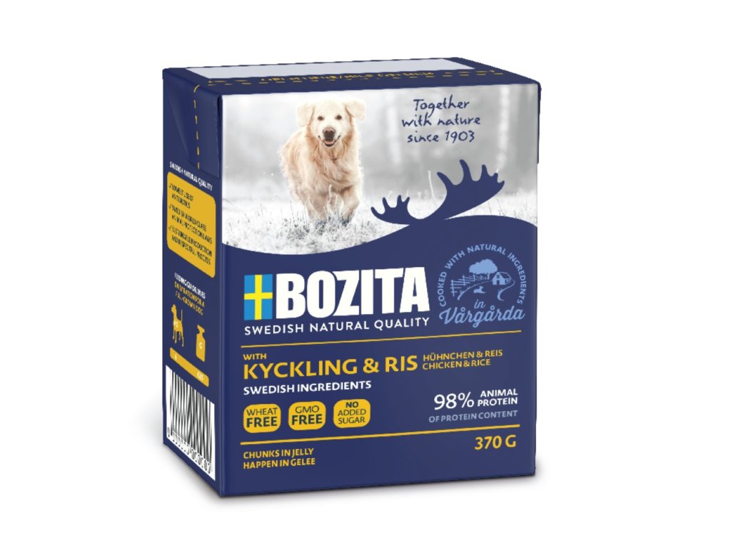 83721 1 bozita dog kousky v zele s kurecim a ryzi tetrapak 370 g z kategorie chovatelske potreby a krmiva pro psy krmiva pro psy konzervy pro psy