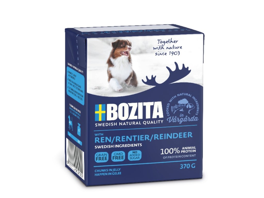83724 1 bozita dog kousky v zele se sobim masem tetrapak 370 g z kategorie chovatelske potreby a krmiva pro psy krmiva pro psy konzervy pro psy