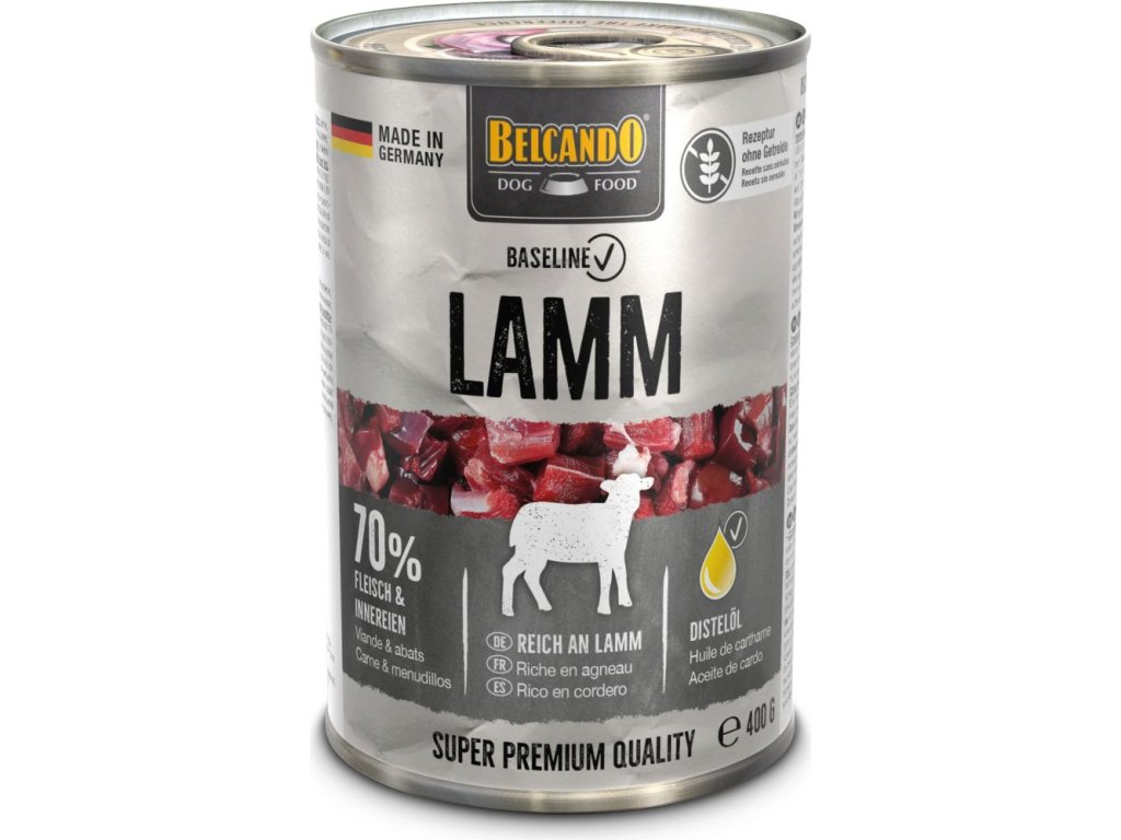 81018 2 belcando baseline jehneci 400 g z kategorie chovatelske potreby a krmiva pro psy krmiva pro psy konzervy pro psy