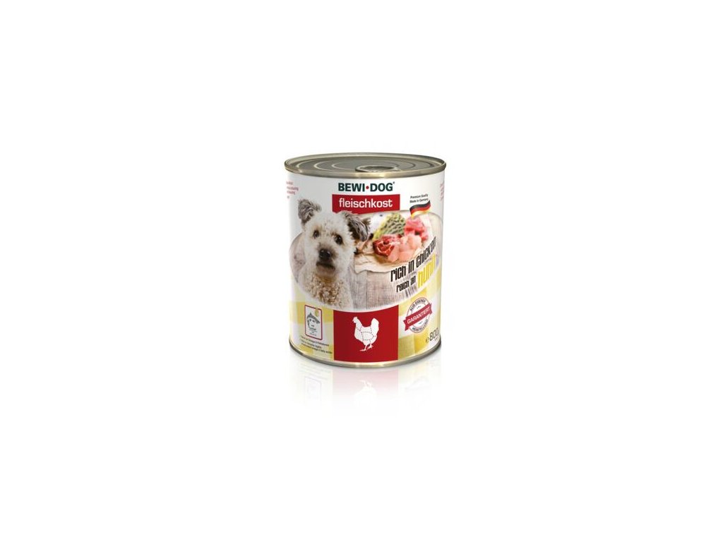 79923 1 bewi dog bohate na kureci 800 g z kategorie chovatelske potreby a krmiva pro psy krmiva pro psy konzervy pro psy