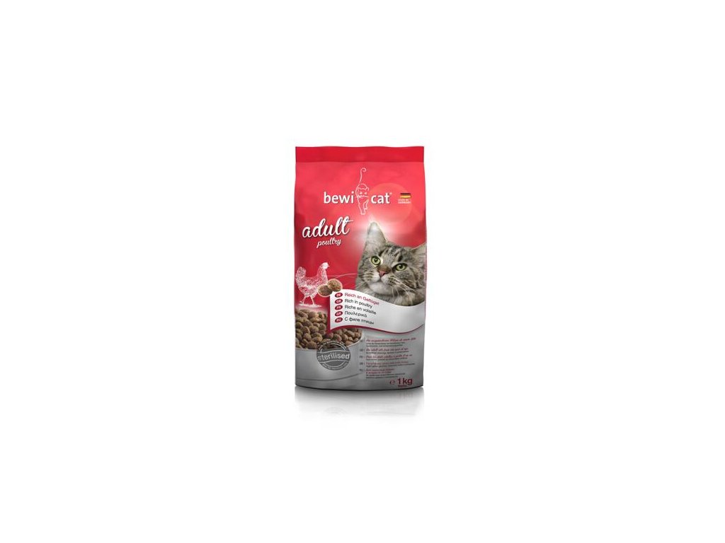 80748 1 bewi cat adult poultry 20 kg z kategorie chovatelske potreby a krmiva pro kocky krmivo a pamlsky pro kocky granule pro kocky