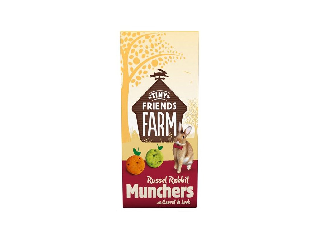 55689 1 supreme tiny farm snack russel munchers kralik 120 g z kategorie chovatelske potreby a krmiva pro hlodavce a mala zvirata pamlsky pro hlodavce