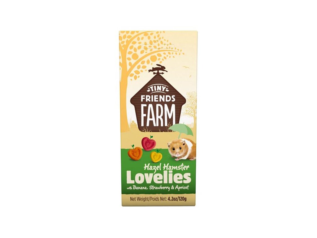 55704 1 supreme tiny farm snack hazel lovelies krecek 120 g z kategorie chovatelske potreby a krmiva pro hlodavce a mala zvirata pamlsky pro hlodavce
