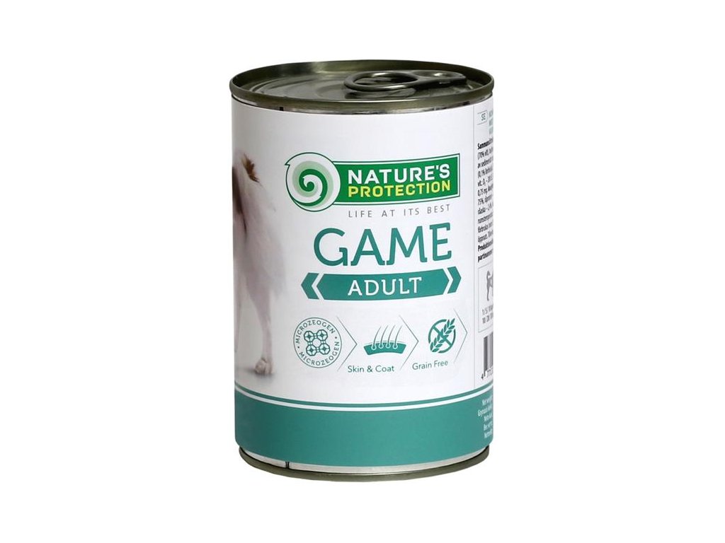 55827 1 nature s protection dog adult zverina konzerva 400g z kategorie chovatelske potreby a krmiva pro psy krmiva pro psy konzervy pro psy