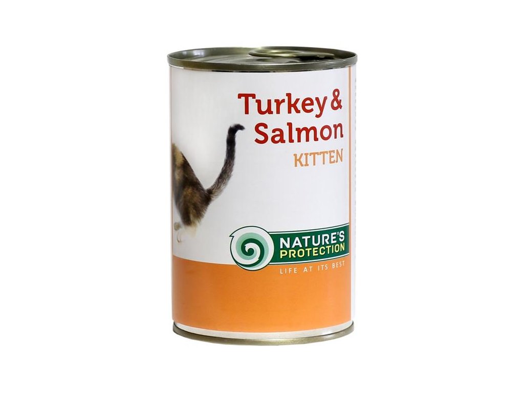 55833 1 nature s protection cat konzerva kitten kruta losos 400 g z kategorie chovatelske potreby a krmiva pro kocky krmivo a pamlsky pro kocky konzervy pro kocky