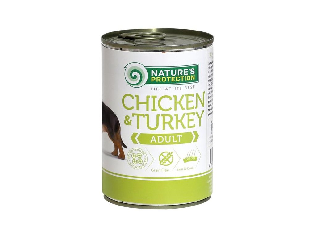 55836 1 nature s protection dog adult kure kruta konzerva 400g z kategorie chovatelske potreby a krmiva pro psy krmiva pro psy konzervy pro psy
