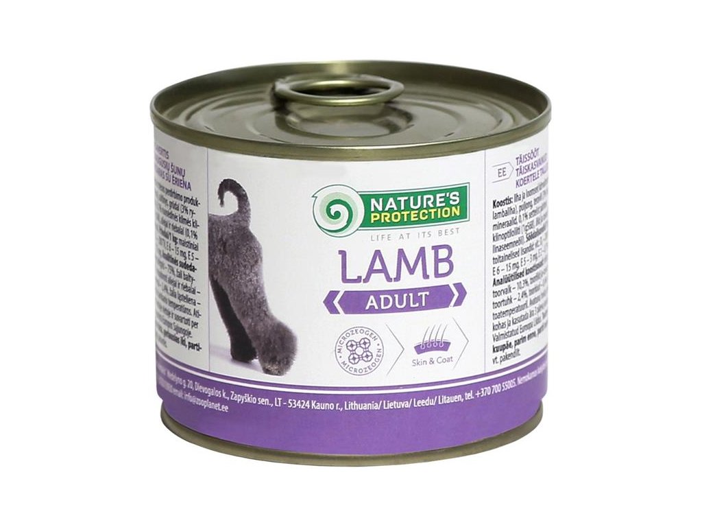 56064 1 nature s protection dog adult jehne konzerva 200g z kategorie chovatelske potreby a krmiva pro psy krmiva pro psy konzervy pro psy