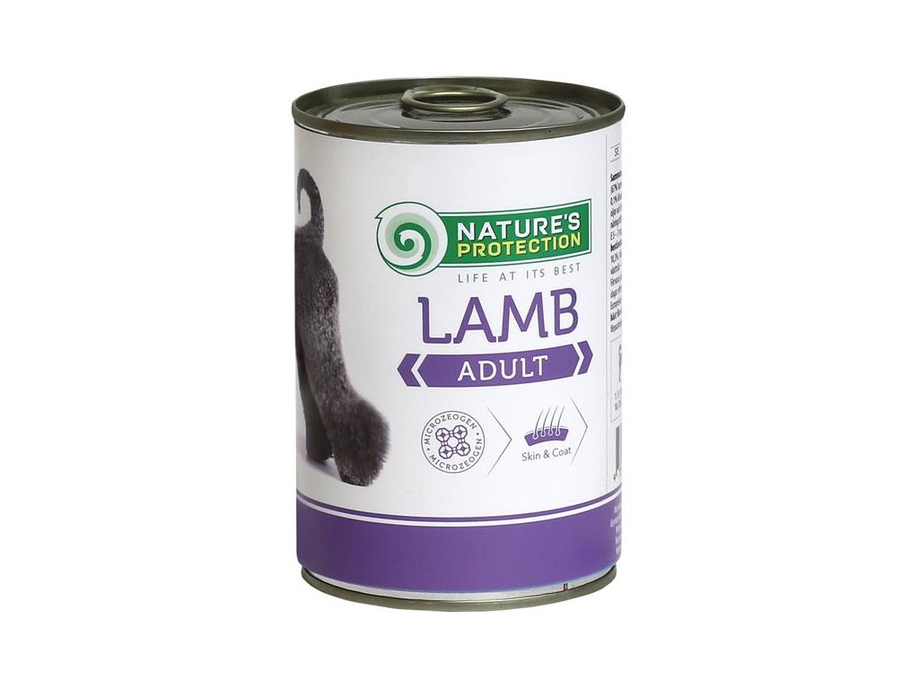 56073 1 nature s protection dog adult jehne konzerva 400g z kategorie chovatelske potreby a krmiva pro psy krmiva pro psy konzervy pro psy