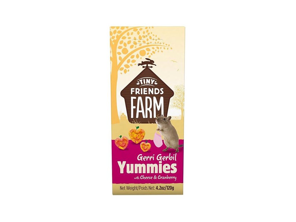 56088 1 supreme tiny farm snack gerbil yummies piskomil 120 g z kategorie chovatelske potreby a krmiva pro hlodavce a mala zvirata pamlsky pro hlodavce