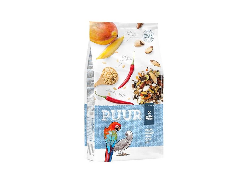 56157 1 puur parrot velky papousek 2 kg z kategorie chovatelske potreby pro ptaky a papousky krmivo pro papousky