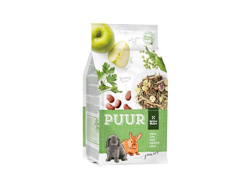 56166 1 puur rabbit junior kralik mlady 600 g z kategorie chovatelske potreby a krmiva pro hlodavce a mala zvirata krmiva pro hlodavce a mala zvirata