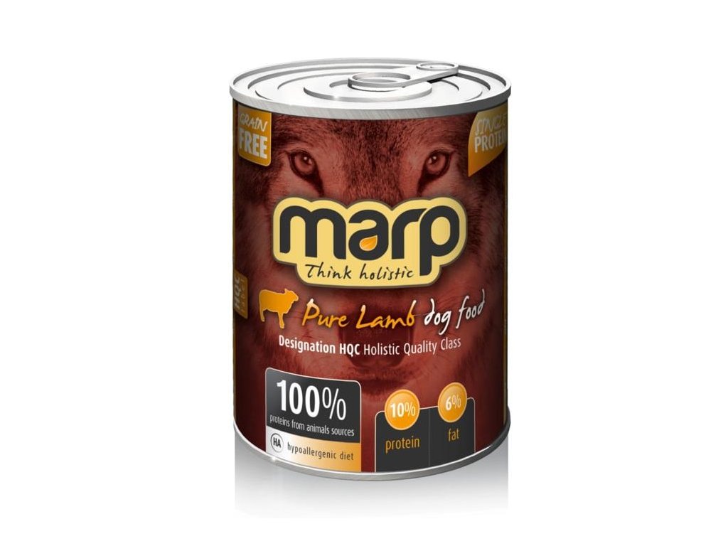 7944 1 marp holistic dog konzerva pure lamb 400g z kategorie chovatelske potreby a krmiva pro psy krmiva pro psy konzervy pro psy