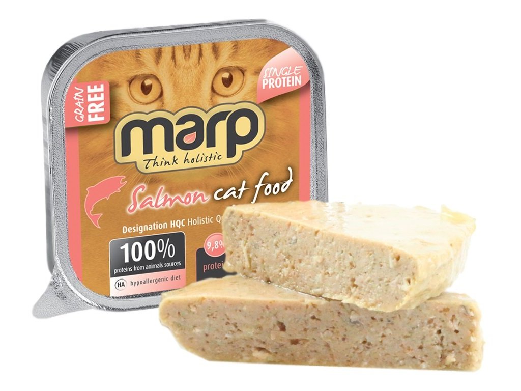 26904 2 marp holistic cat vanicka pure salmon 100g z kategorie chovatelske potreby a krmiva pro kocky krmivo a pamlsky pro kocky vanicky pastiky pro kocky