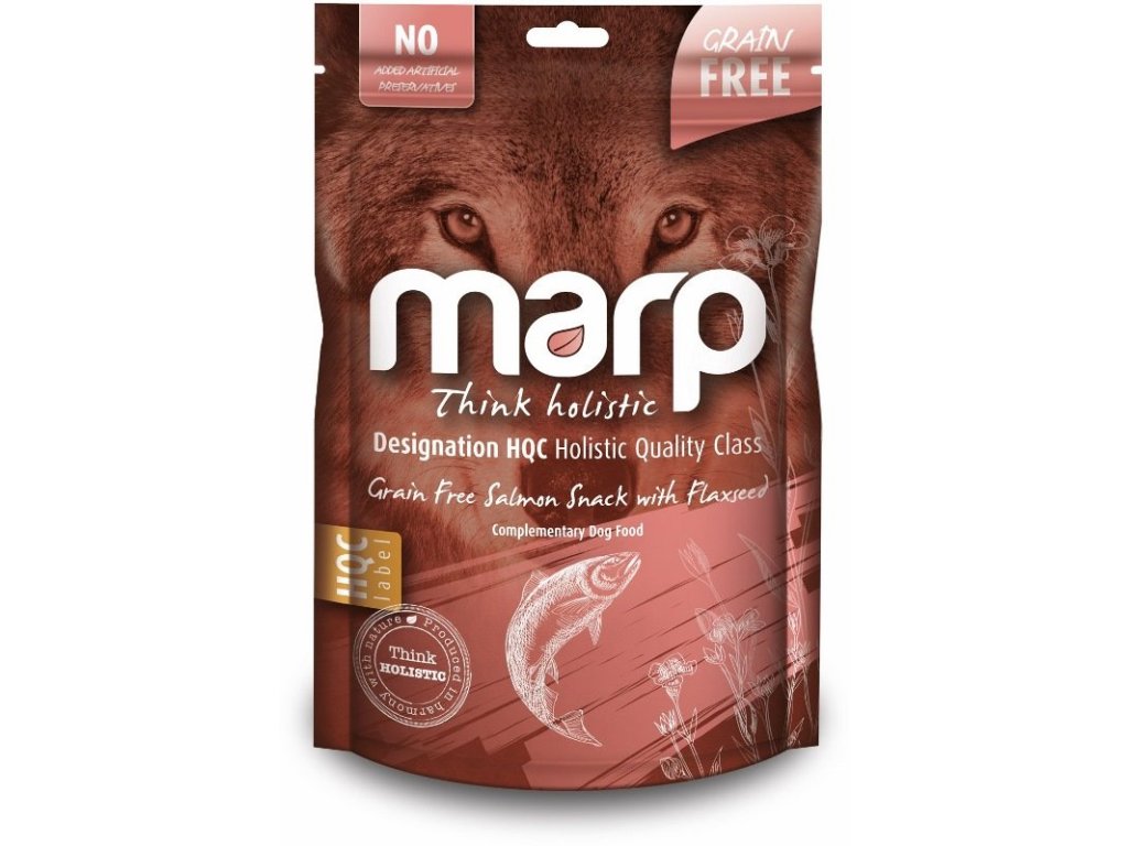 31335 1 marp holistic lososove pamlsky se lnenym seminkem bez obilovin 150g z kategorie chovatelske potreby a krmiva pro psy pamlsky pro psy piskoty susenky pro psy