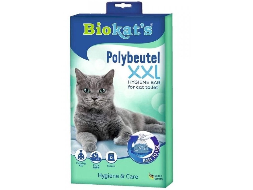 81087 biokats sacky do kocicich toalet xxl 12ks z kategorie chovatelske potreby a krmiva pro kocky toalety steliva pro kocky filtry sacky do kocicich toalet