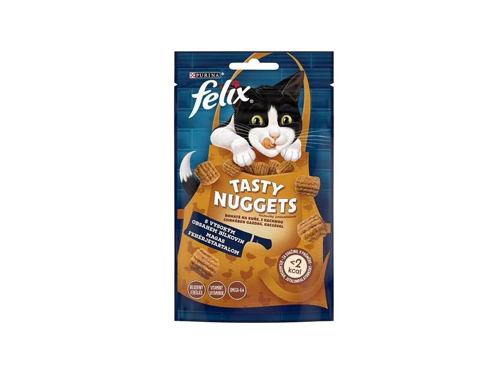 83835 felix tasty nuggets kure a kachna 50g z kategorie chovatelske potreby a krmiva pro kocky krmivo a pamlsky pro kocky pamlsky pro kocky