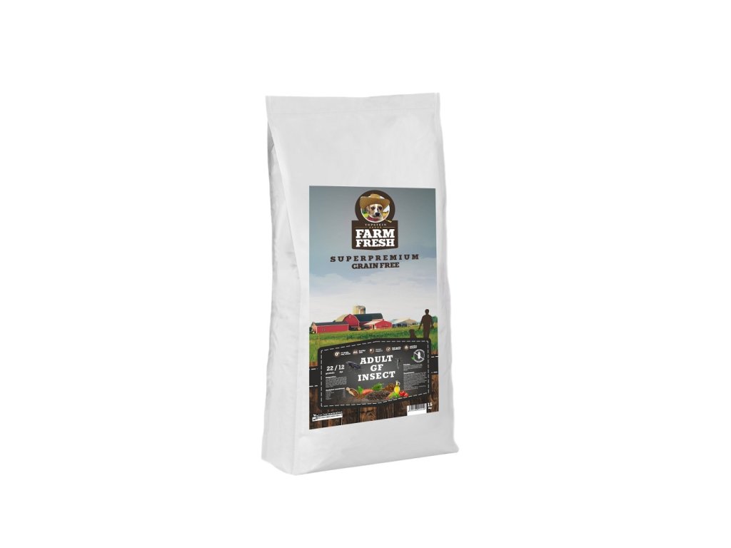 83301 1 farm fresh insect adult grain free 2kg z kategorie chovatelske potreby a krmiva pro psy krmiva pro psy granule pro psy