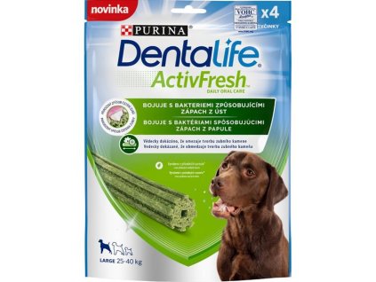 77961 1 purina dentalife activfresh large 142 g z kategorie chovatelske potreby a krmiva pro psy pamlsky pro psy dentalni pamlsky pro psy