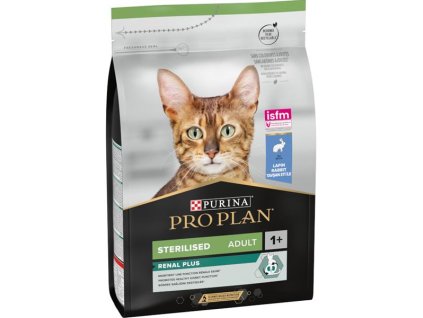 82395 1 pro plan cat adult sterilised renal plus kralik 3 kg z kategorie chovatelske potreby a krmiva pro kocky krmivo a pamlsky pro kocky granule pro kocky