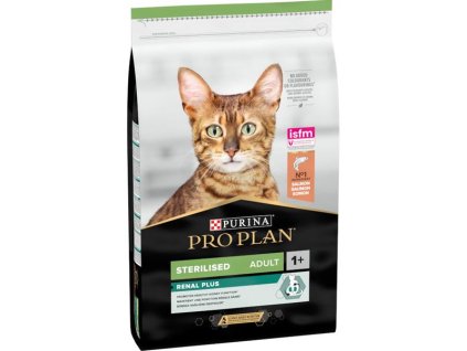 82413 1 pro plan cat adult sterilised renal plus losos 10 kg z kategorie chovatelske potreby a krmiva pro kocky krmivo a pamlsky pro kocky granule pro kocky