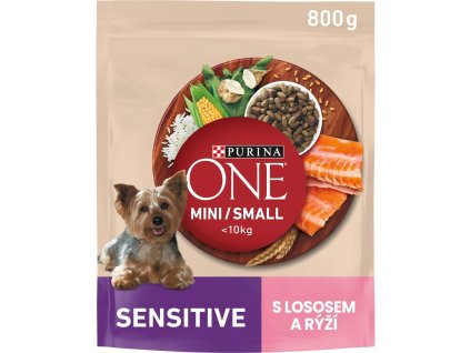 95890 purina one granule mini small dog sensitive losos s ry z i 800g