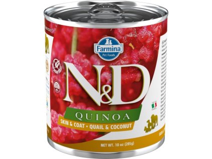 11259 1 n d dog quinoa quail coconut 285g