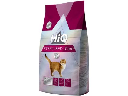 58514 1 hiq cat dry adult sterilised 6 5 kg z kategorie chovatelske potreby a krmiva pro kocky krmivo a pamlsky pro kocky granule pro kocky