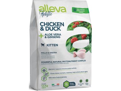 56769 1 alleva holistic cat dry kitten 1 5kg z kategorie chovatelske potreby a krmiva pro kocky krmivo a pamlsky pro kocky granule pro kocky