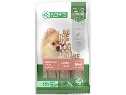 56865 1 nature s protection poultry comfort calm 160g z kategorie chovatelske potreby a krmiva pro psy pamlsky pro psy funkcni pamlsky pro psy