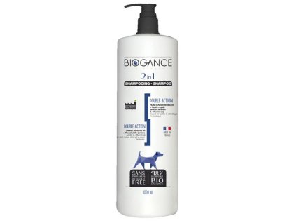 77505 2 biogance sampon 2v1 1l z kategorie chovatelske potreby a krmiva pro psy hygiena a kosmetika psa sampony a spreje pro psy