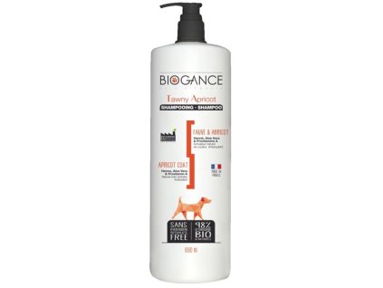 77517 2 biogance sampon tawny apricot pro zlutohned srst 1l z kategorie chovatelske potreby a krmiva pro psy hygiena a kosmetika psa sampony a spreje pro psy