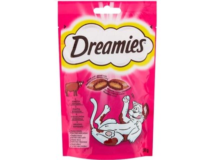 84349 1 dreamies kocka pochoutka s hovezim 60g