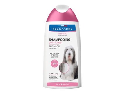 22572 francodex sampon na dlouhou srst psa 250ml z kategorie chovatelske potreby a krmiva pro psy hygiena a kosmetika psa sampony a spreje pro psy