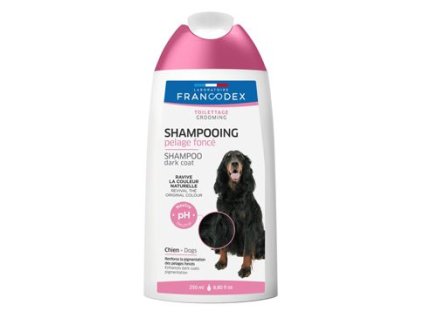 22599 francodex sampon na cernou srst psa 250ml z kategorie chovatelske potreby a krmiva pro psy hygiena a kosmetika psa sampony a spreje pro psy
